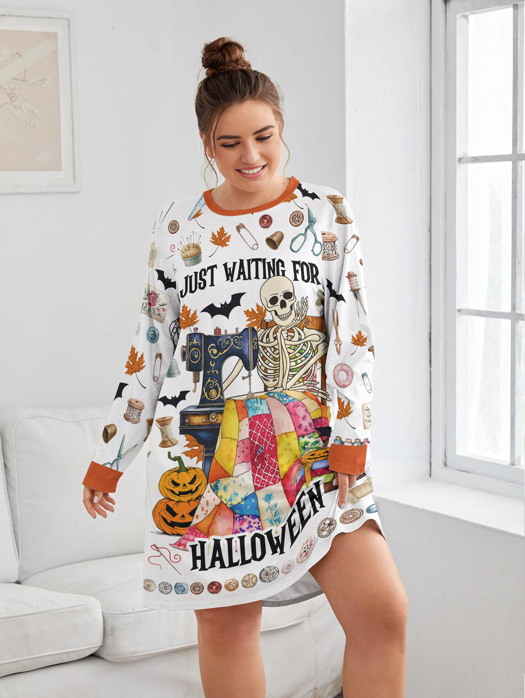 Sewing Lover Raglan Dress Just Waiting For Halloween