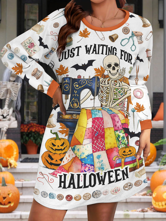 Sewing Lover Raglan Dress Just Waiting For Halloween