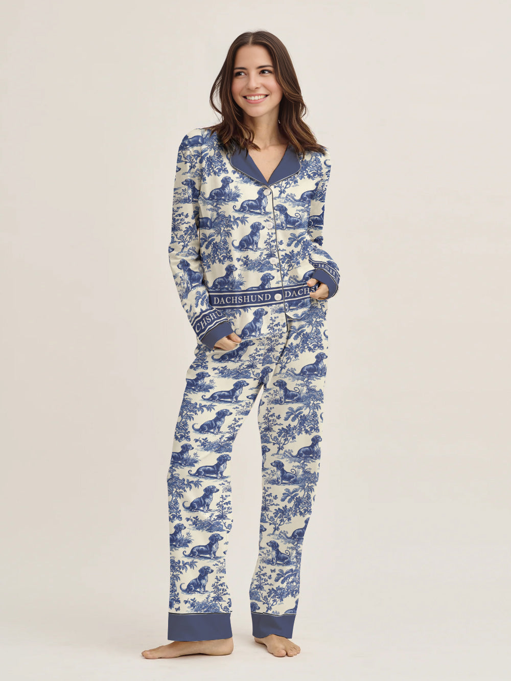 Dachshund Pajama Set Dachshund Luxe