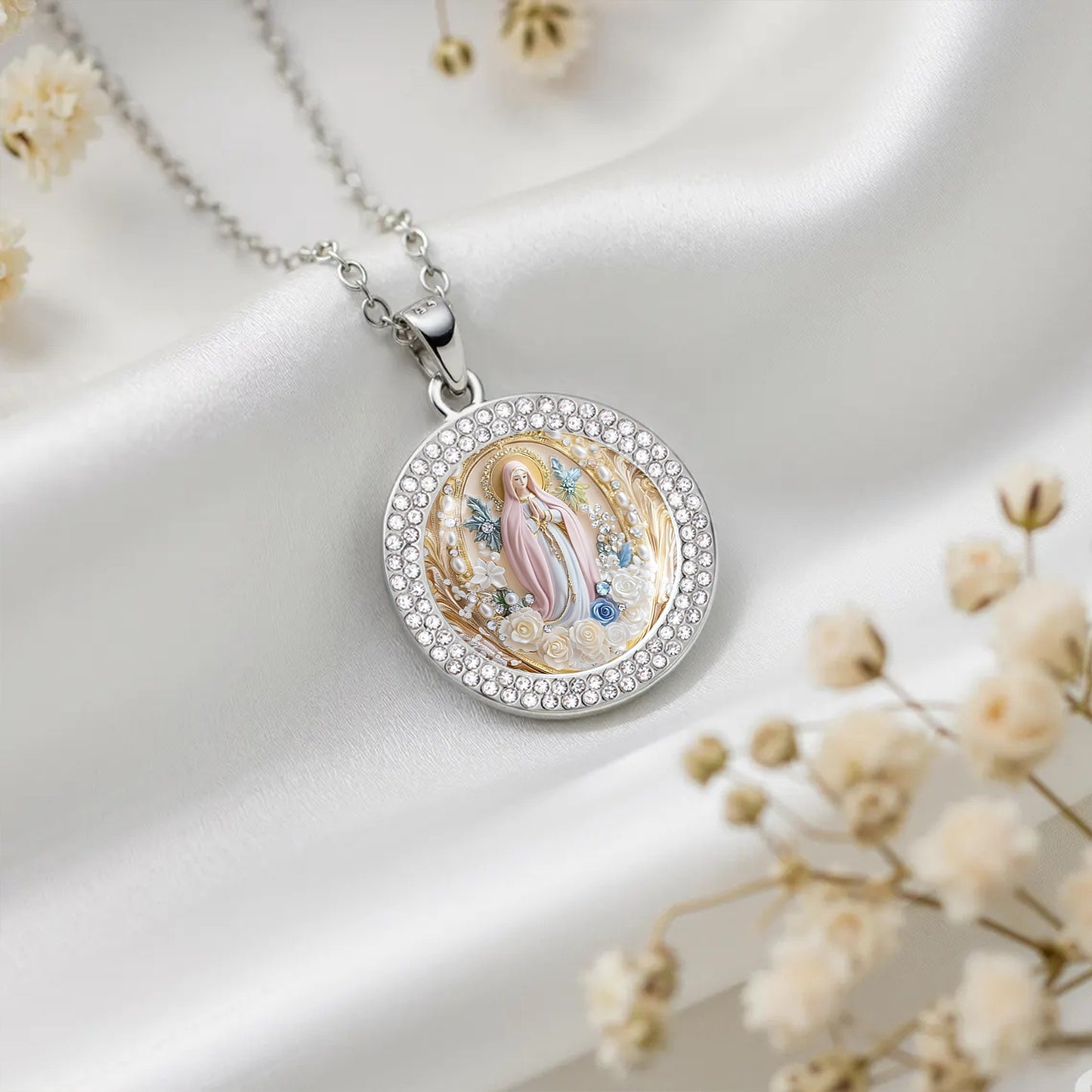 Blessed Halo Pendant Necklace