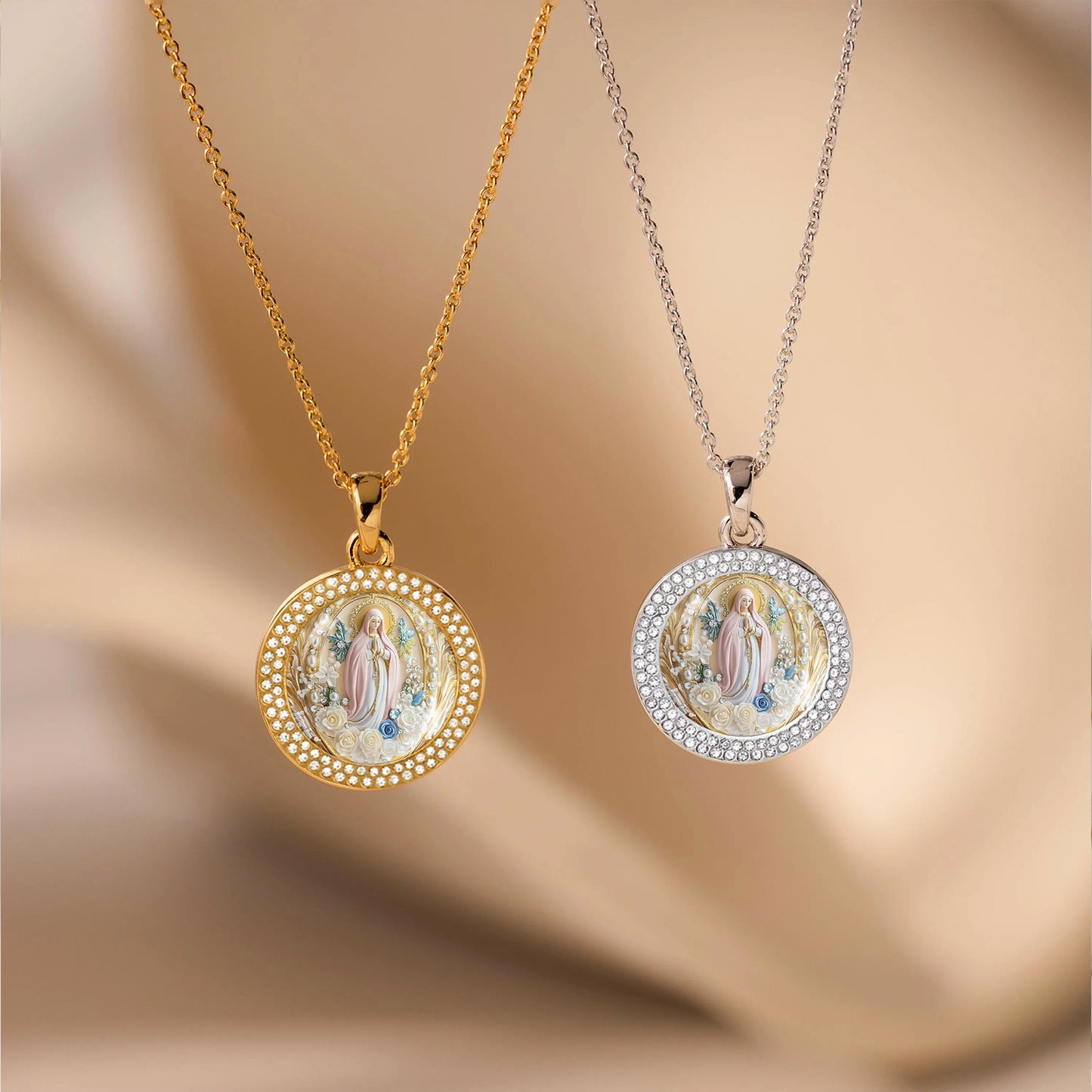 Blessed Halo Pendant Necklace