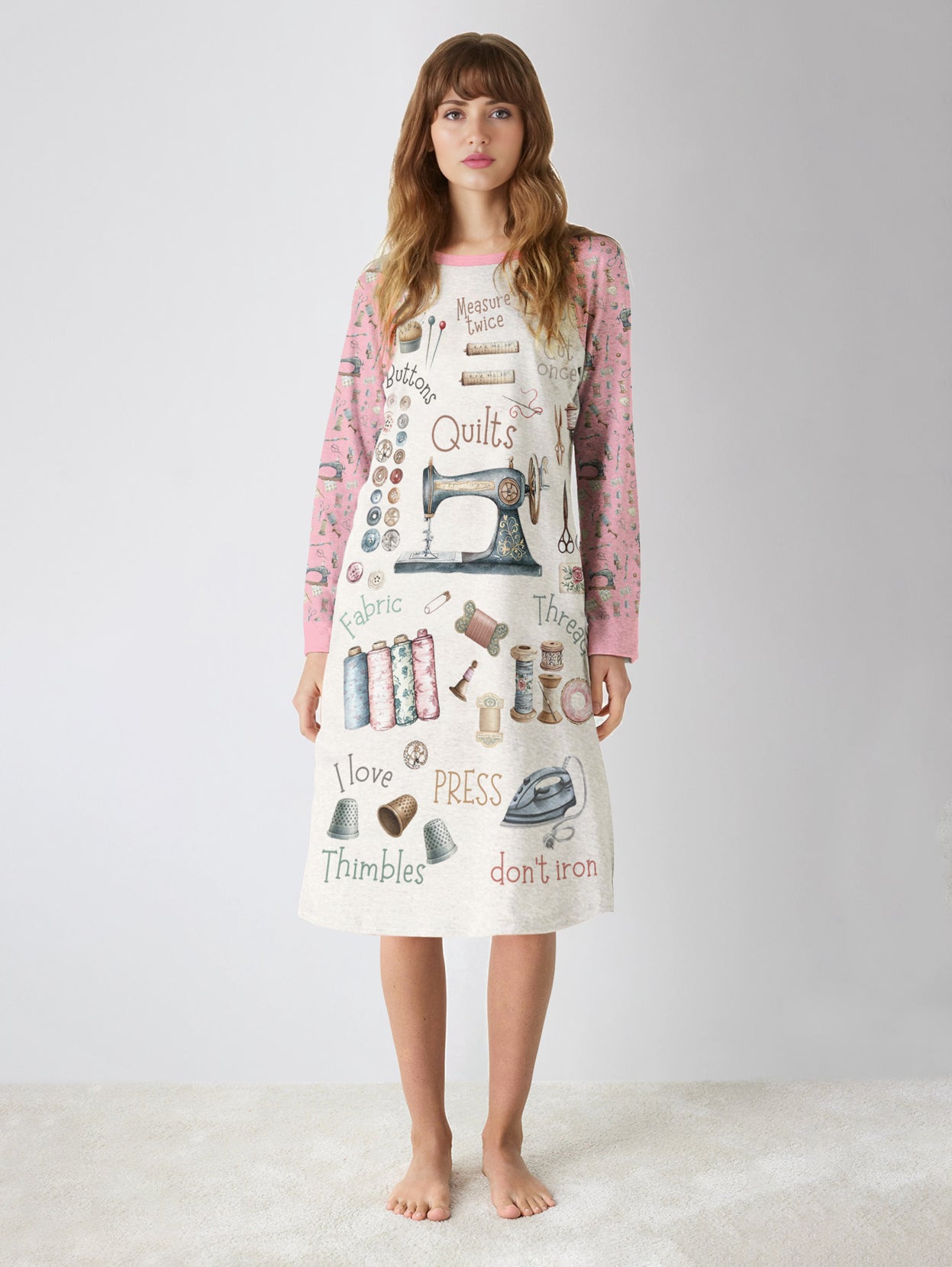 Sewing Lover Raglan Dress Measure Twice Cut Once