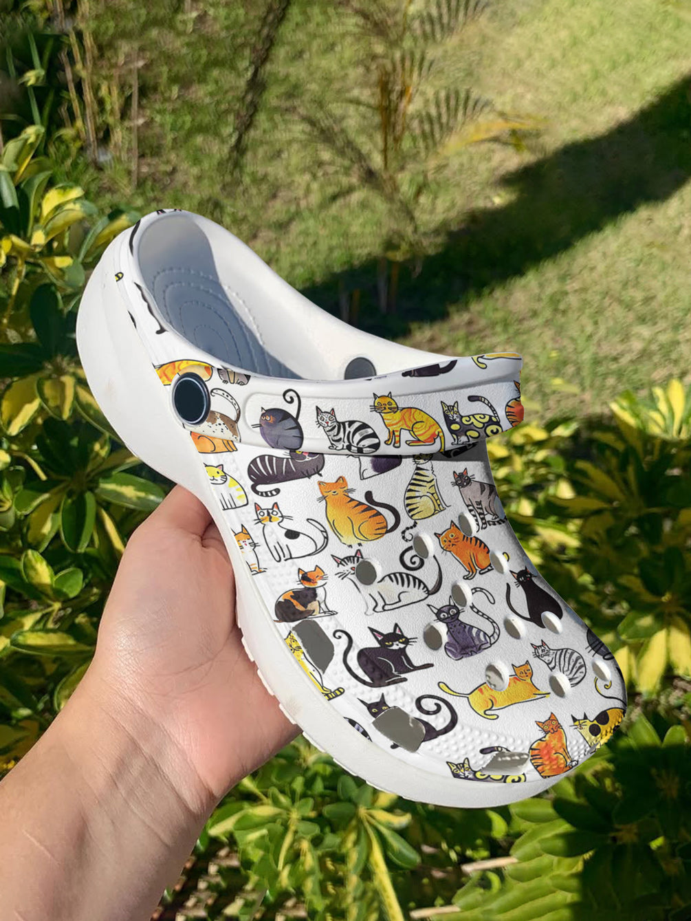 Cat Lover Graphic Clogs Meow Mates