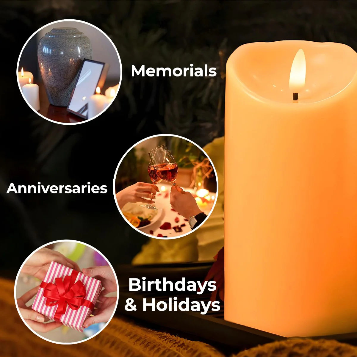 Christian Easter LED Candle A Sinner's Prayer