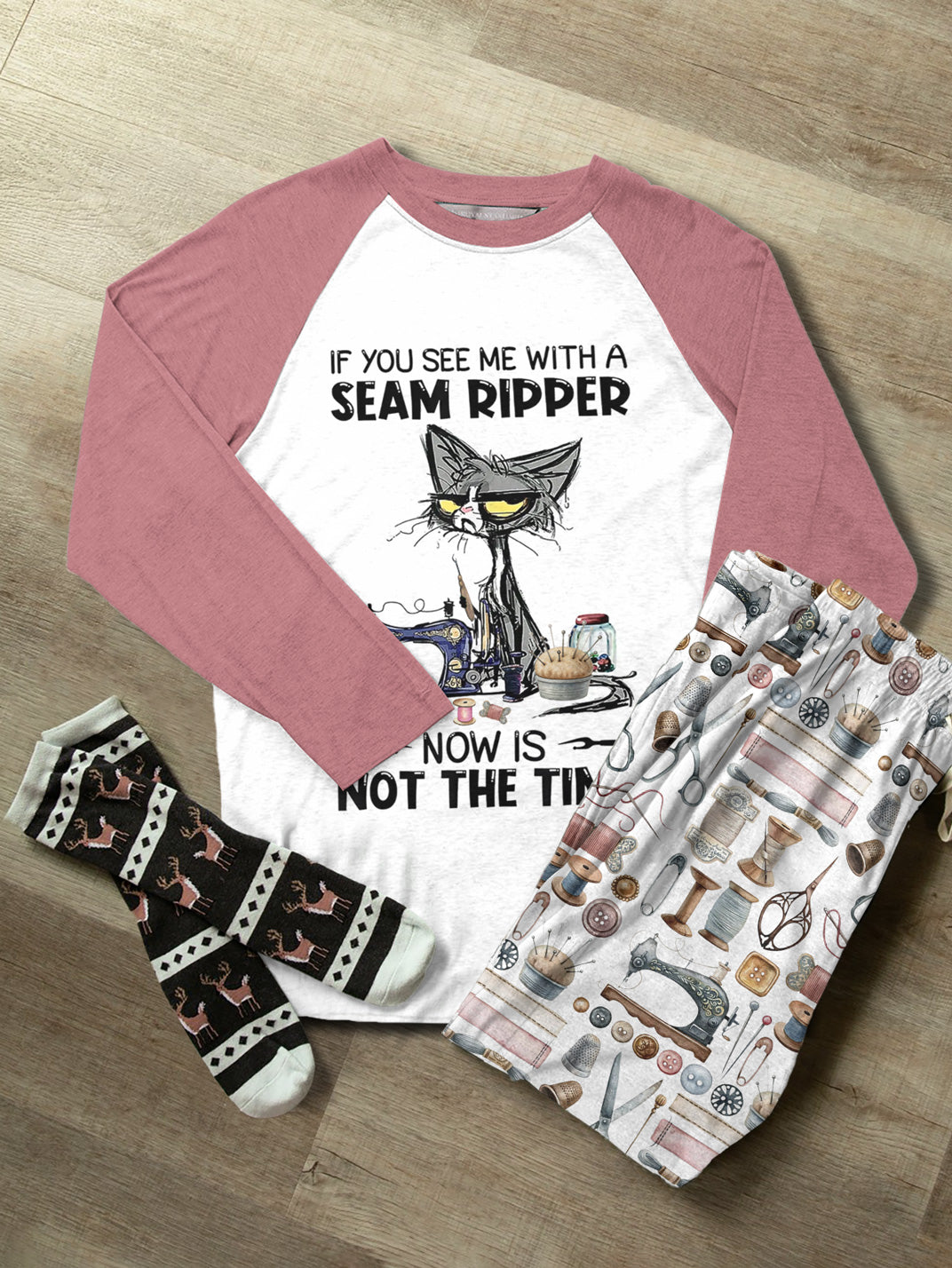 Sewing Lover Raglan Lounge Pajamas Now Is Not The Time