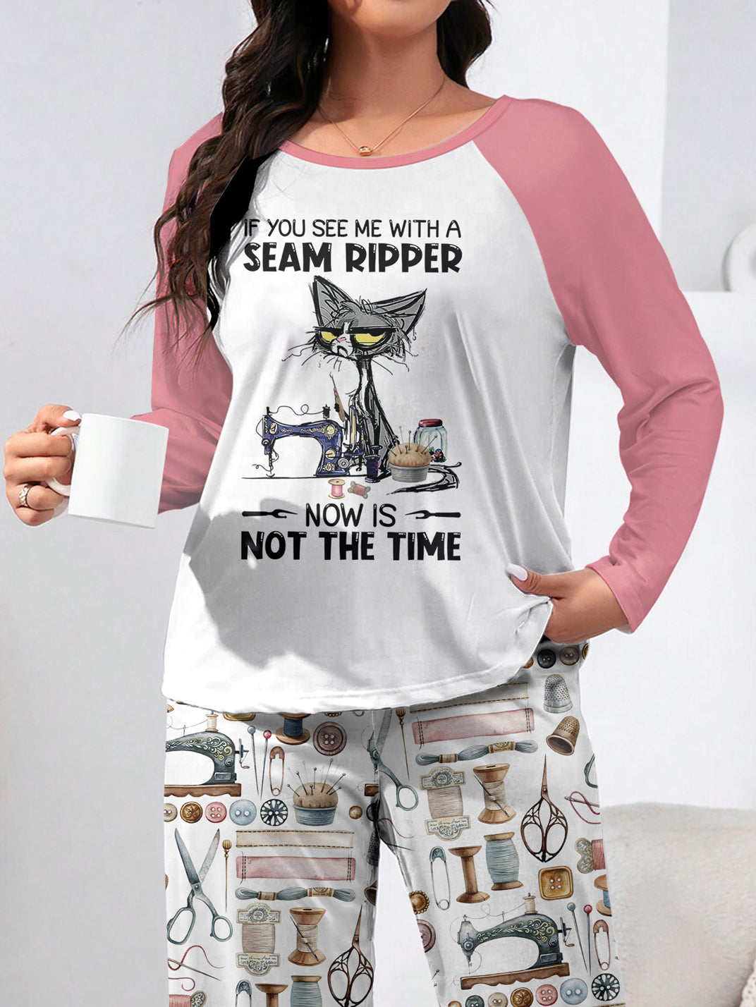 Sewing Lover Raglan Lounge Pajamas Now Is Not The Time