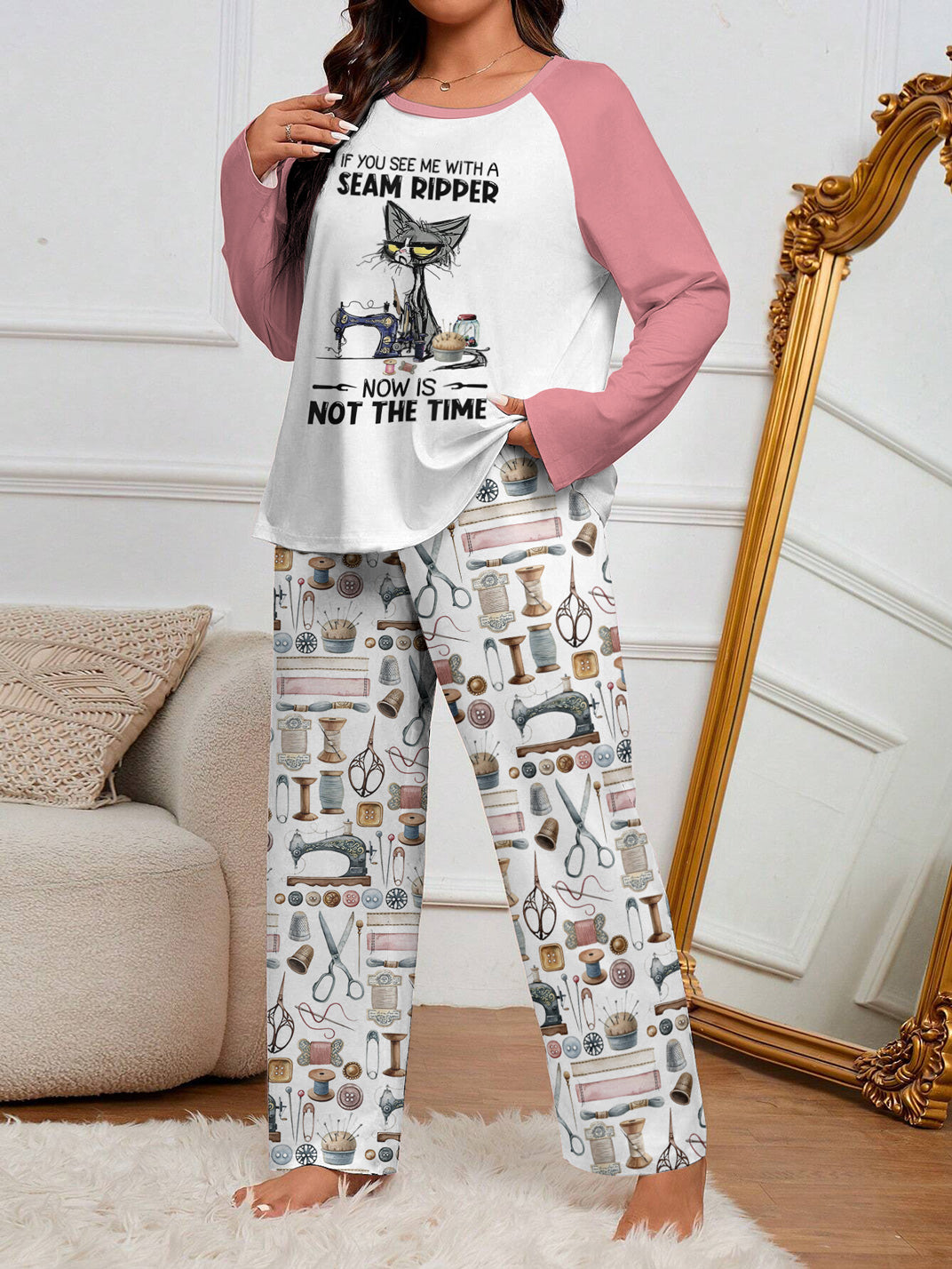 Sewing Lover Raglan Lounge Pajamas Now Is Not The Time