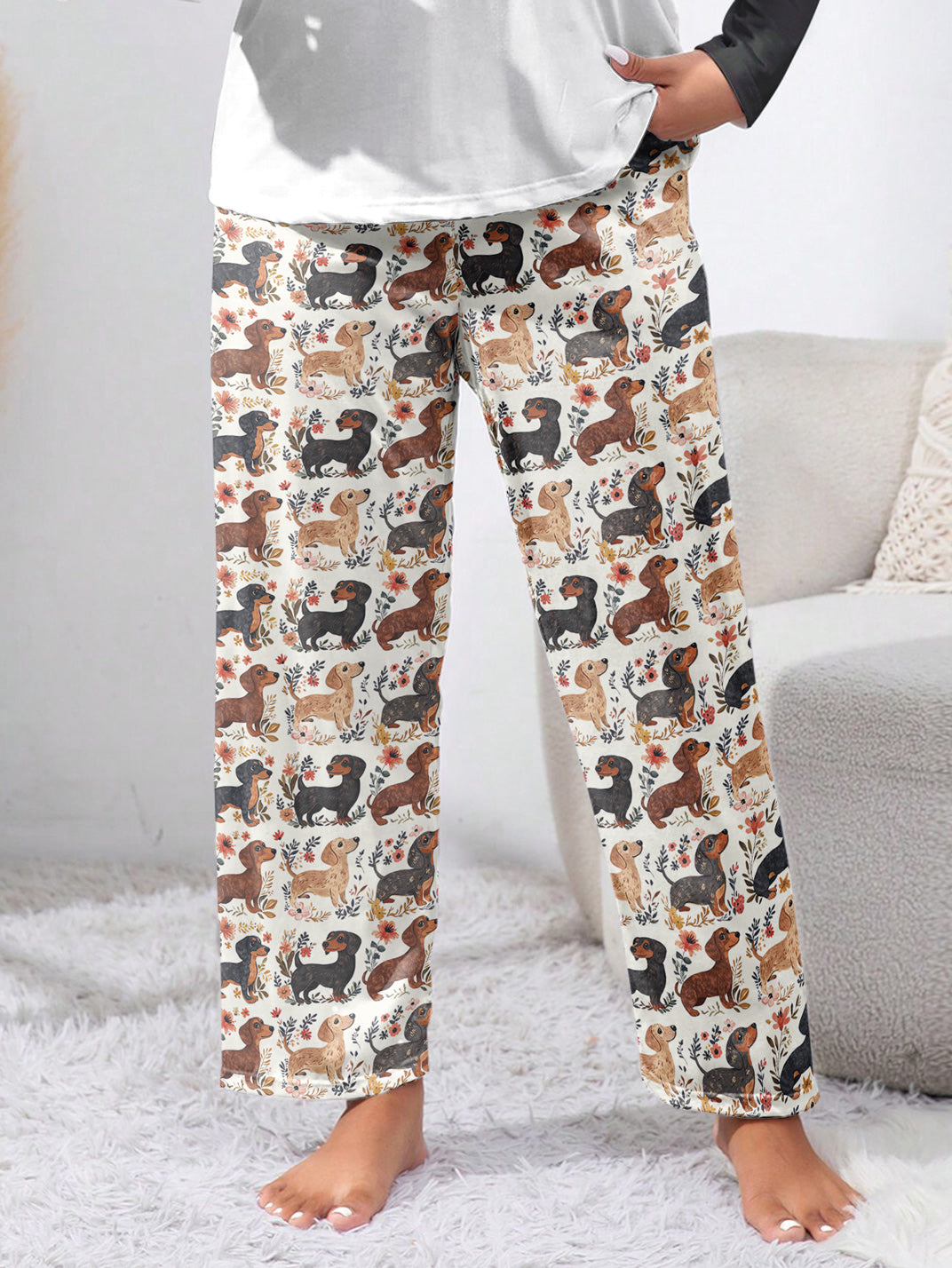Dachshund Lounge Pants Petals And Pups