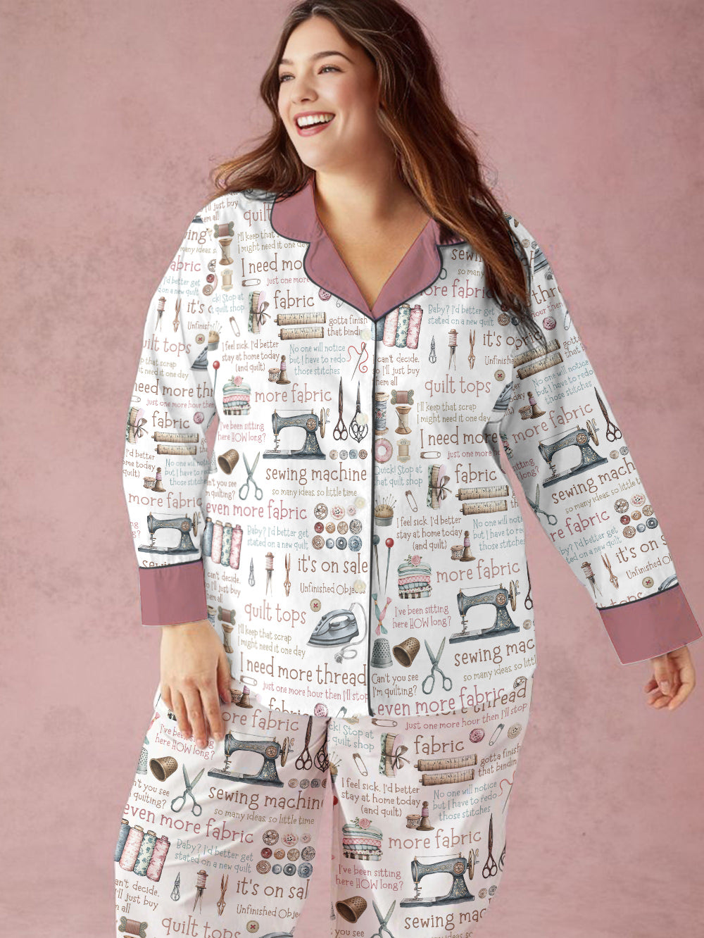 Sewing Lover Pajama Set Quilter's Obsessions