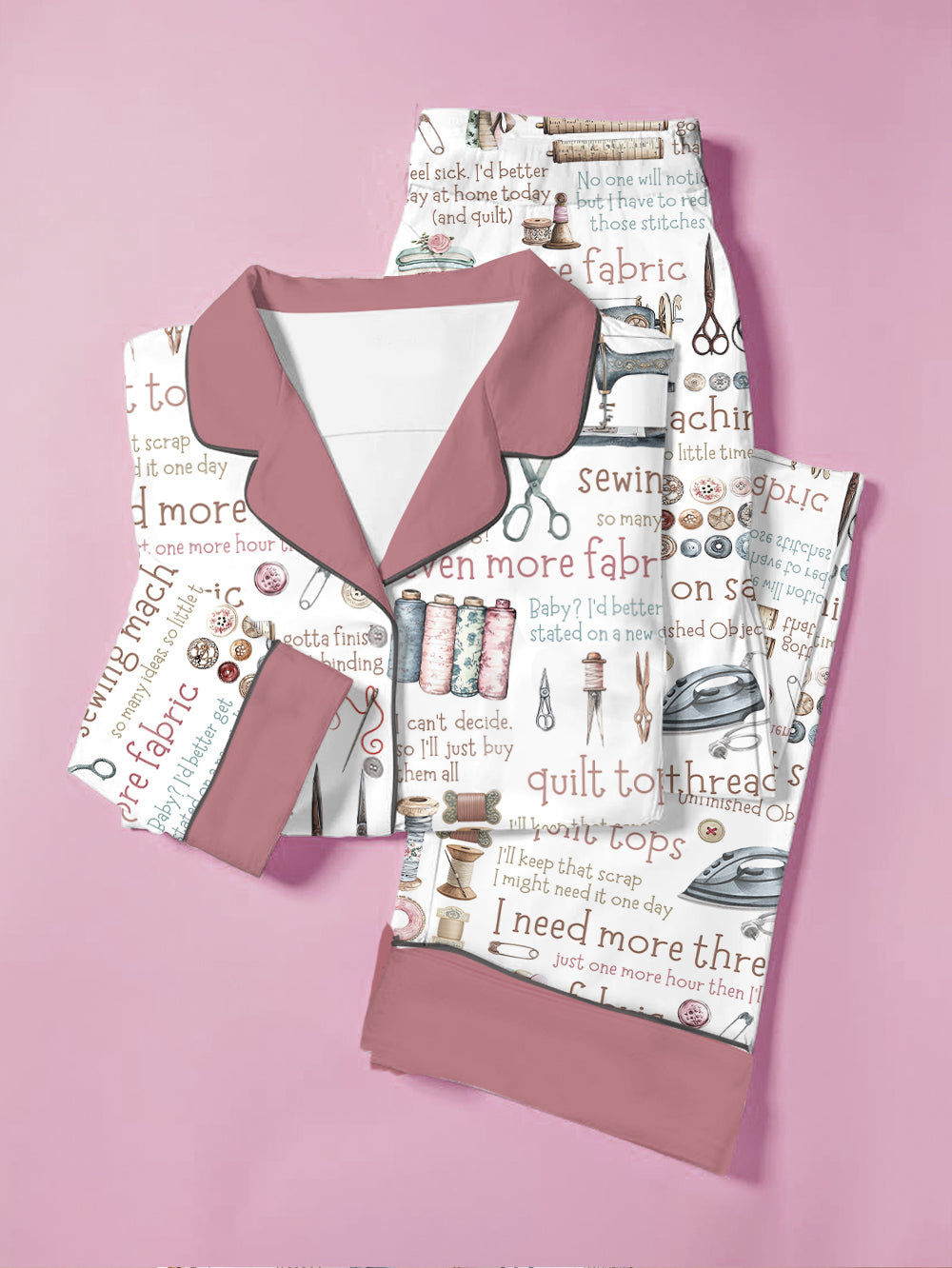 Sewing Lover Pajama Set Quilter's Obsessions