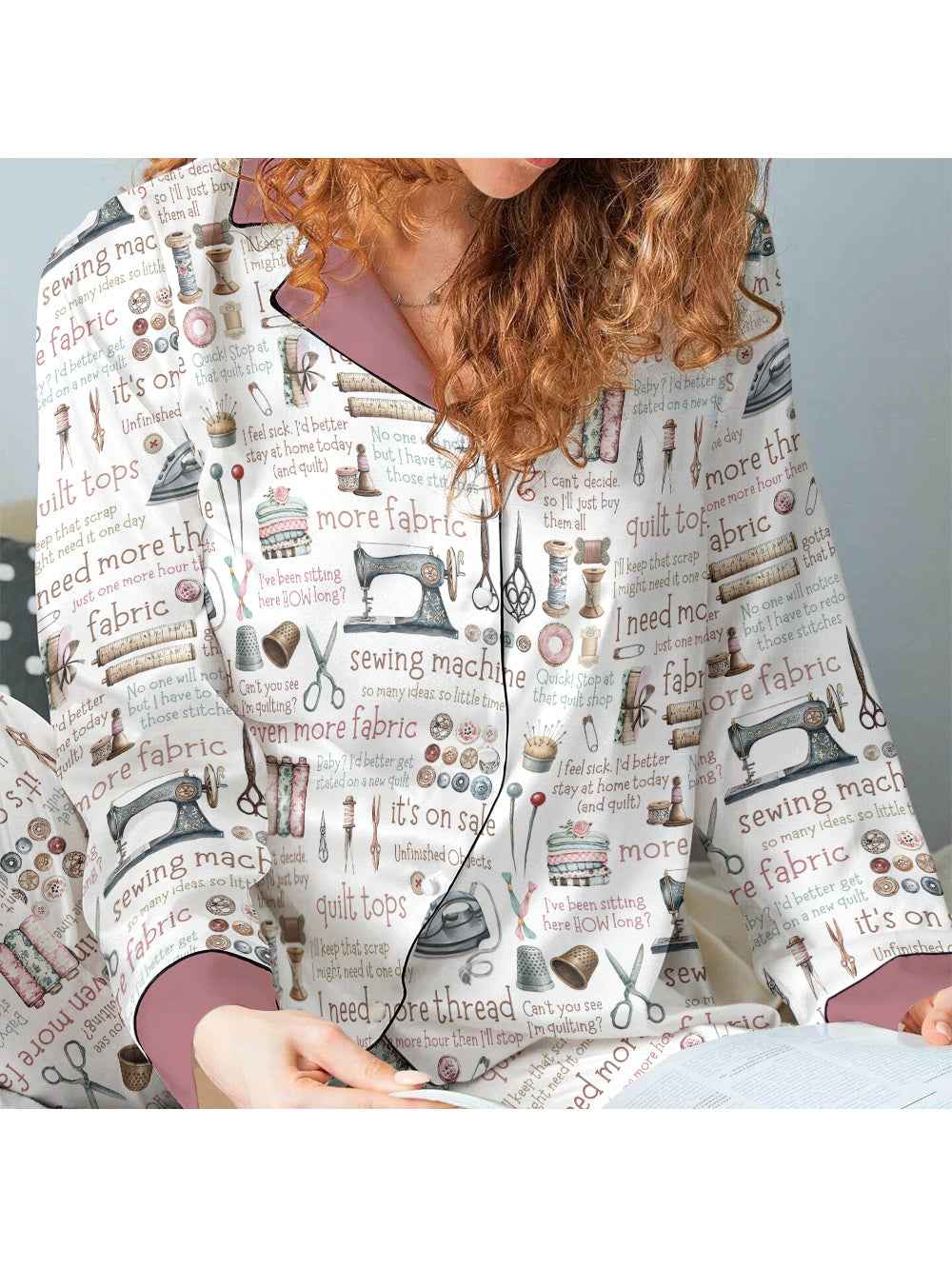 Sewing Lover Pajama Set Quilter's Obsessions