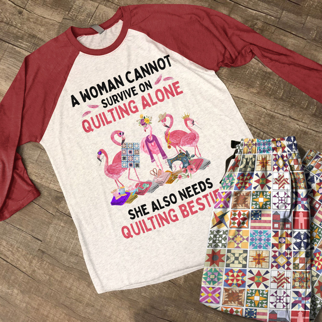 Sewing Lover Raglan Lounge Pajamas Quilting Besties