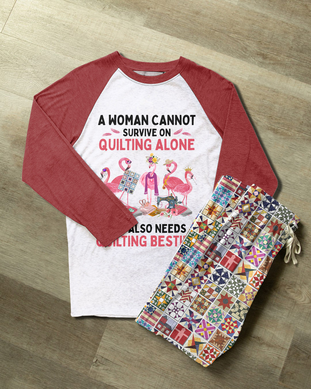 Sewing Lover Raglan Lounge Pajamas Quilting Besties