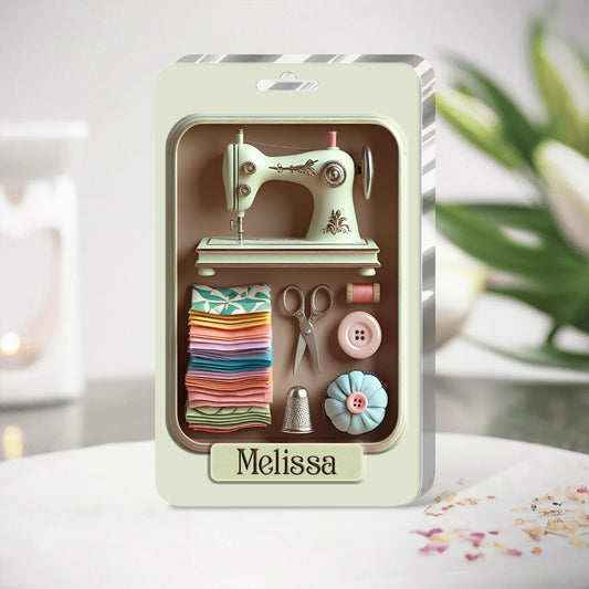 Sewing Lover Personalized Custom Shaped Acrylic Plaque Quilting Essentials