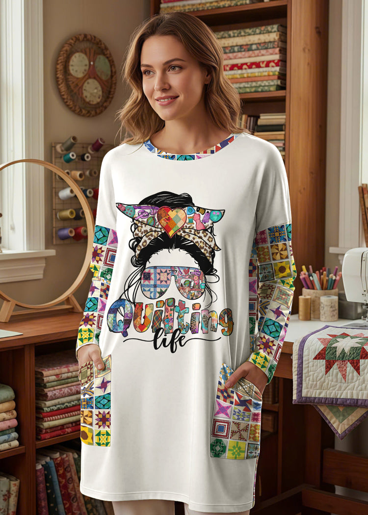 Sewing Lover Long Sleeve Tunic Quilting Life