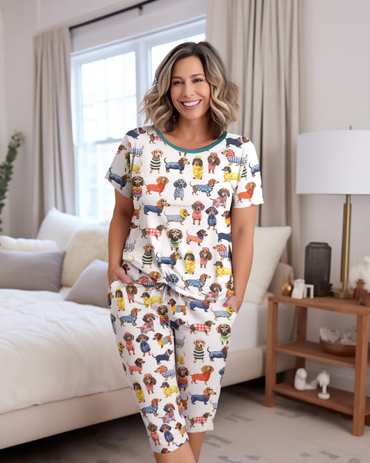 Dachshund Capri Set Sassy Sausage