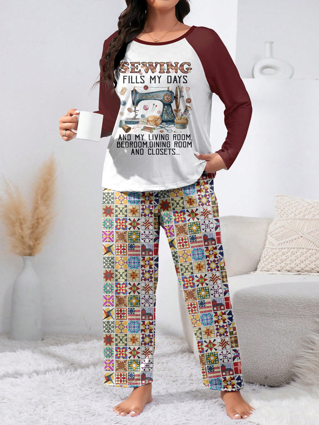 Sewing Lover Raglan Lounge Pajamas Sewing Fills My Days