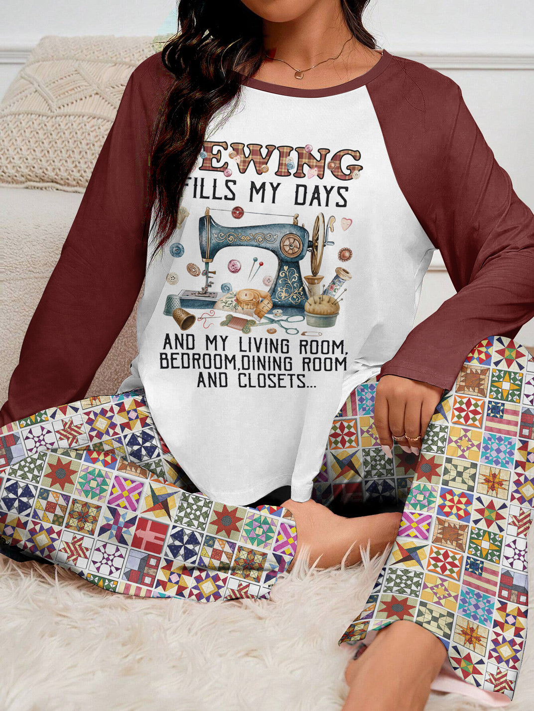 Sewing Lover Raglan Lounge Pajamas Sewing Fills My Days