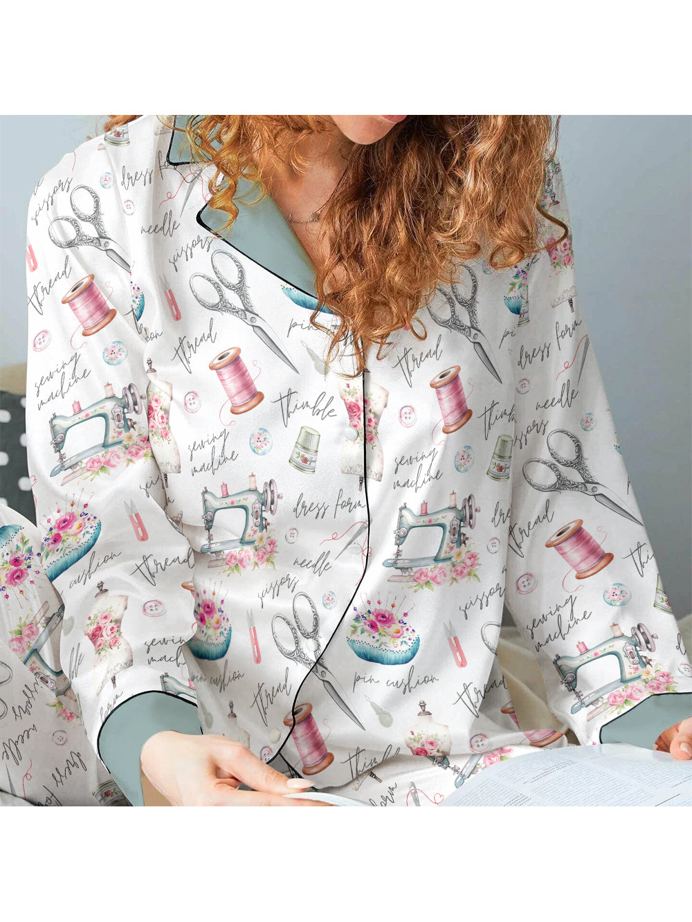Sewing Lover Pajama Set Sewing Notions