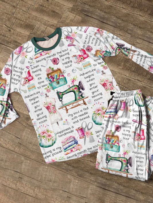 Sewing Lover Raglan Lounge Pajamas Sewing Whispers