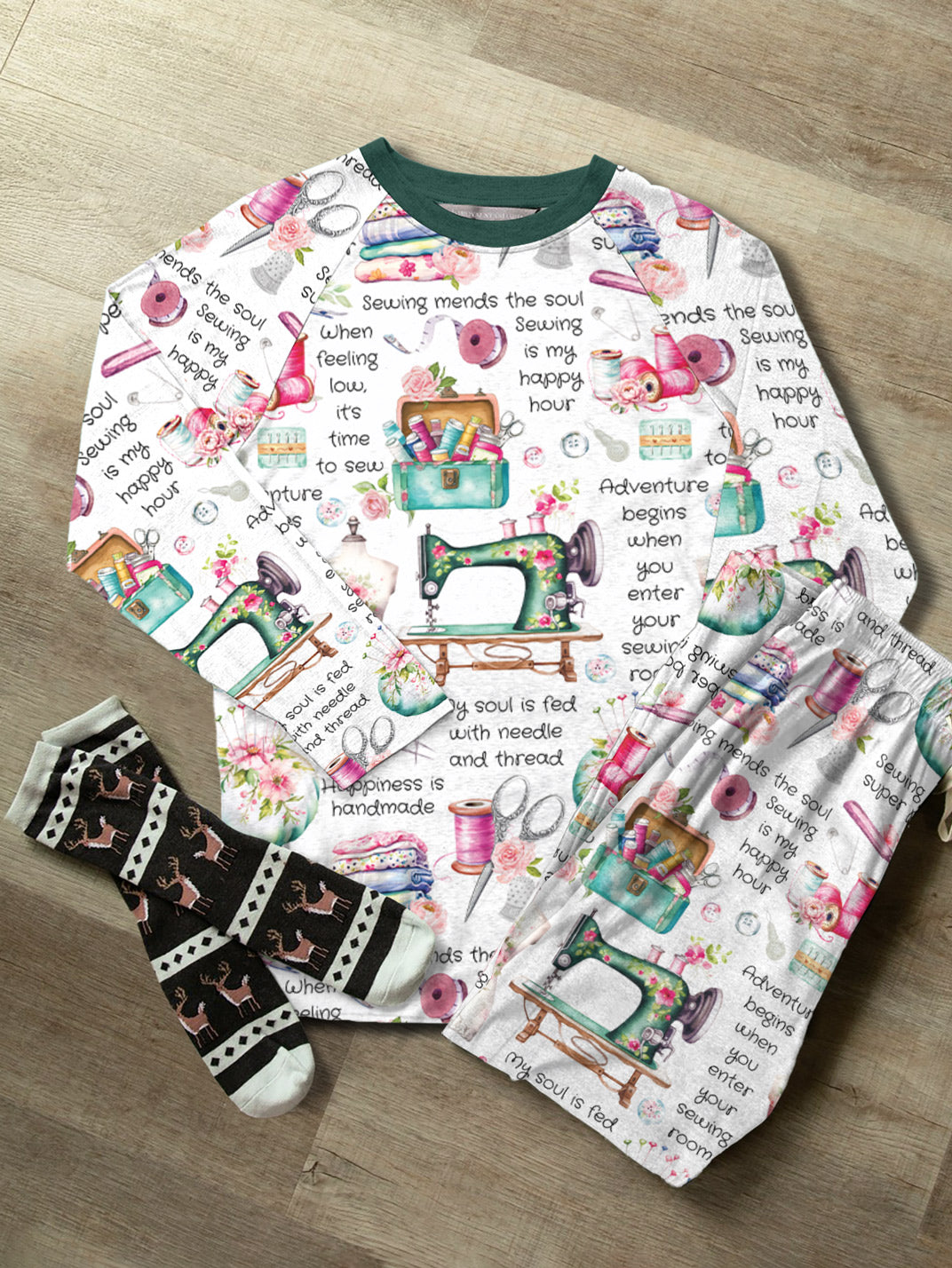 Sewing Lover Raglan Lounge Pajamas Sewing Whispers