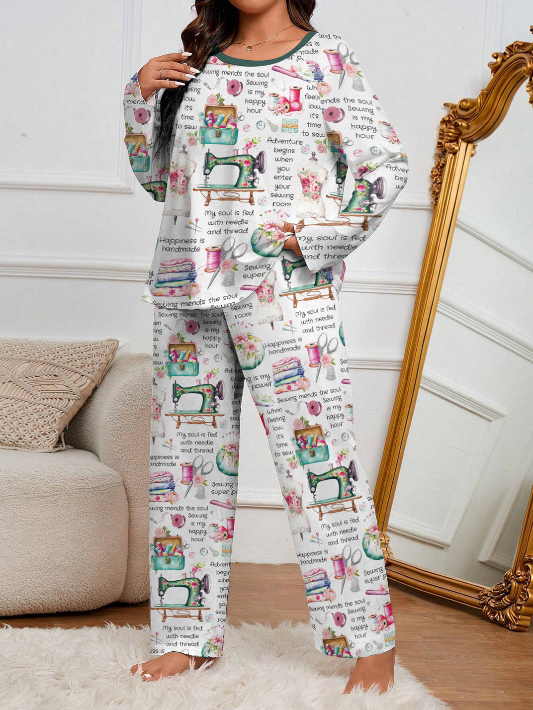 Sewing Lover Raglan Lounge Pajamas Sewing Whispers