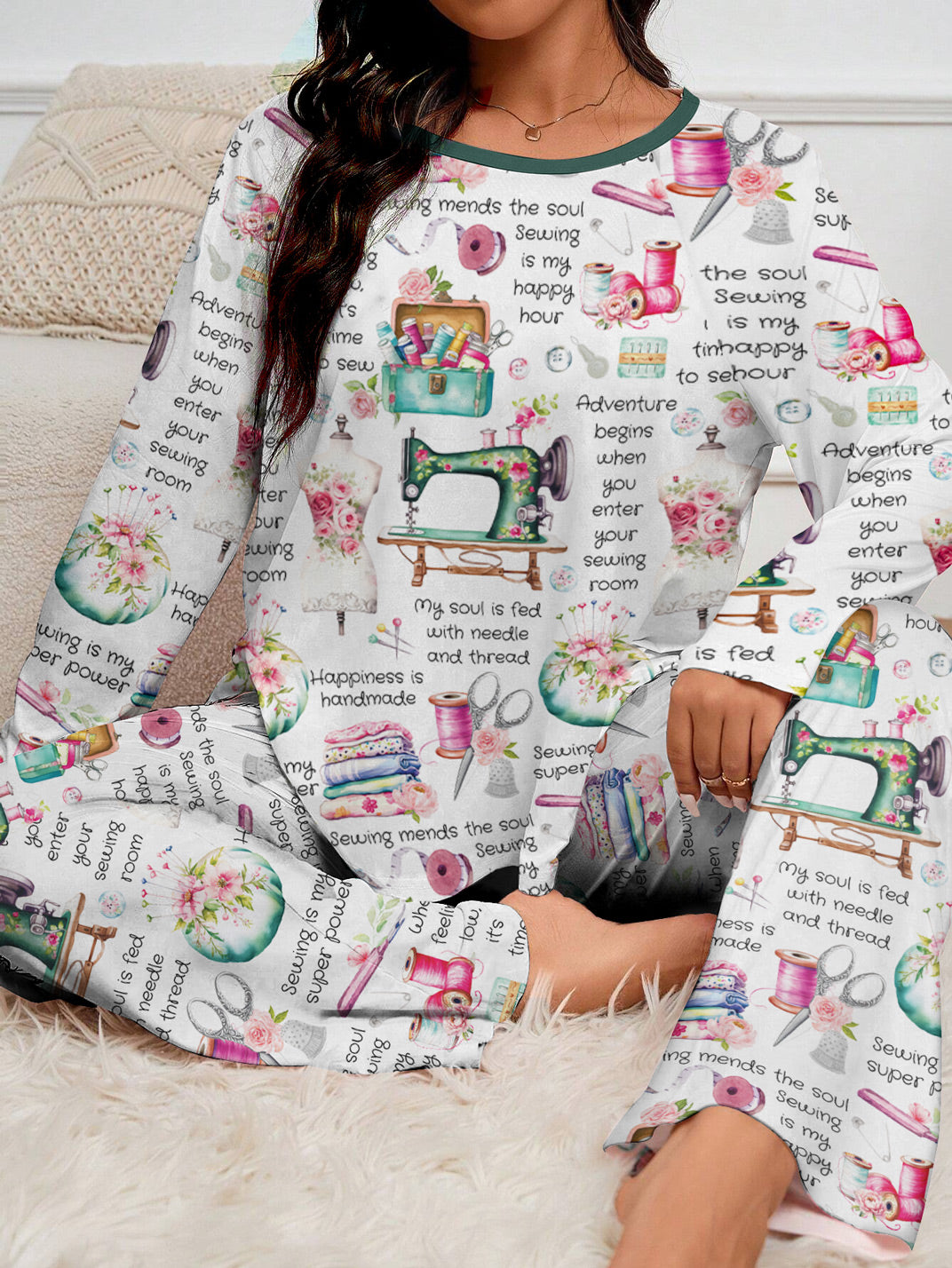 Sewing Lover Raglan Lounge Pajamas Sewing Whispers