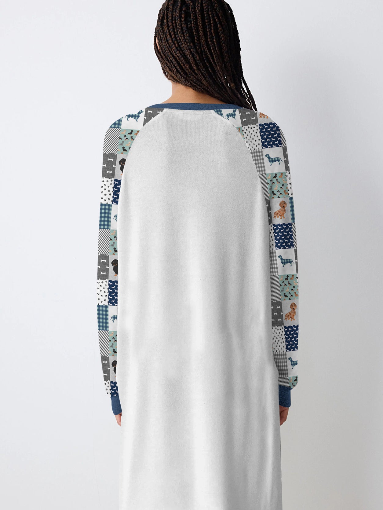 Dachshund Lover Raglan Dress Feel Safe At Night Sleep With A Dachshund