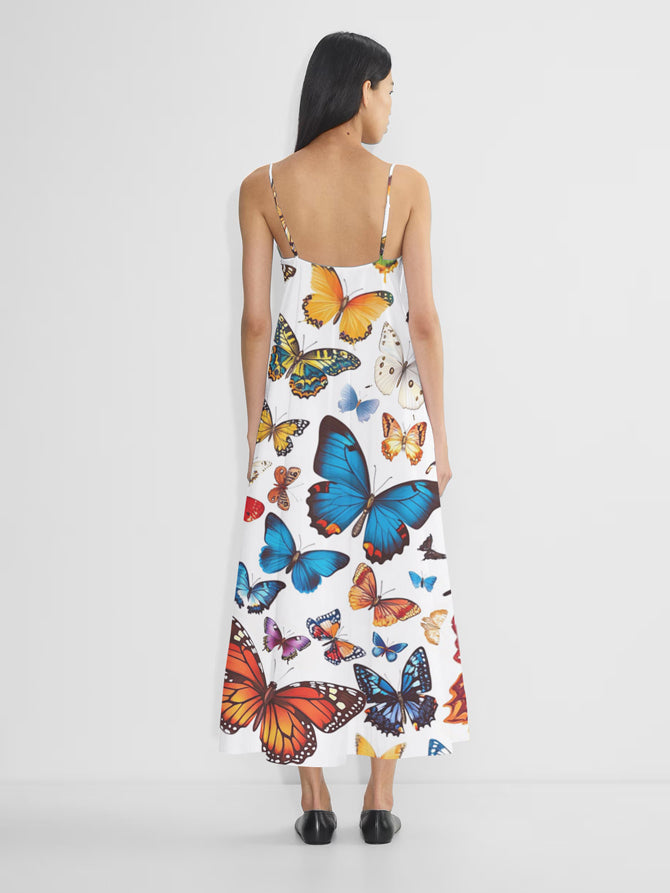 Butterfly Maxi Dress Stunning Summer