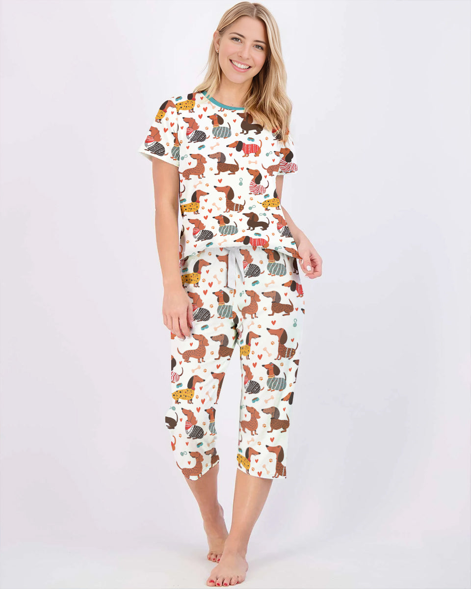 Dachshund Capri Set Stylish Wiener