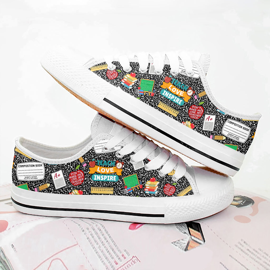 Teacher Women's Low Top Shoes Teacher Life