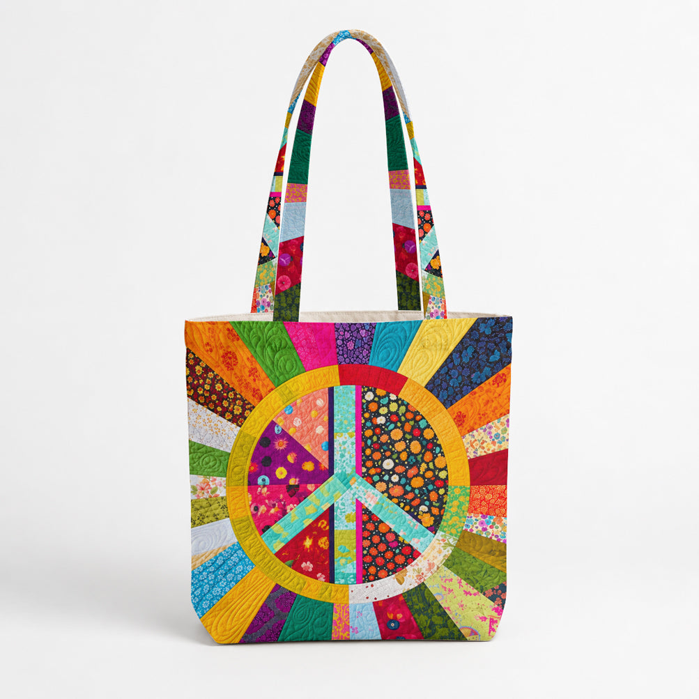 Hippie Canvas Tote Bag The Free Spirit