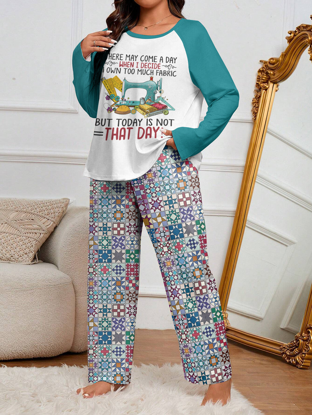 Sewing Lover Raglan Lounge Pajamas Today Is Not That Day
