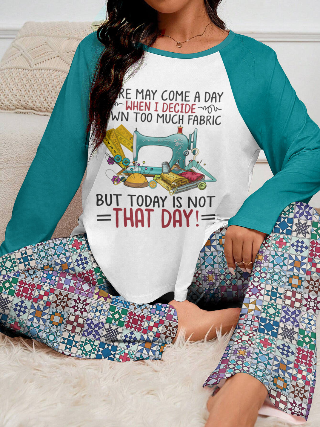 Sewing Lover Raglan Lounge Pajamas Today Is Not That Day