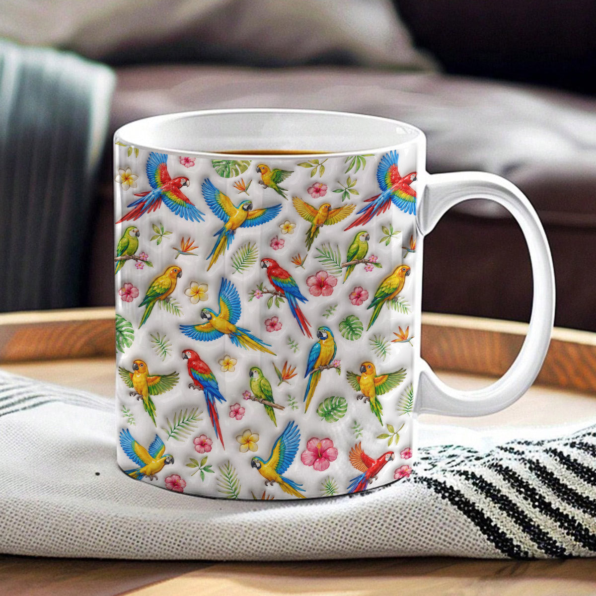 Bird Lover Ceramic Mug Tropical Paradise
