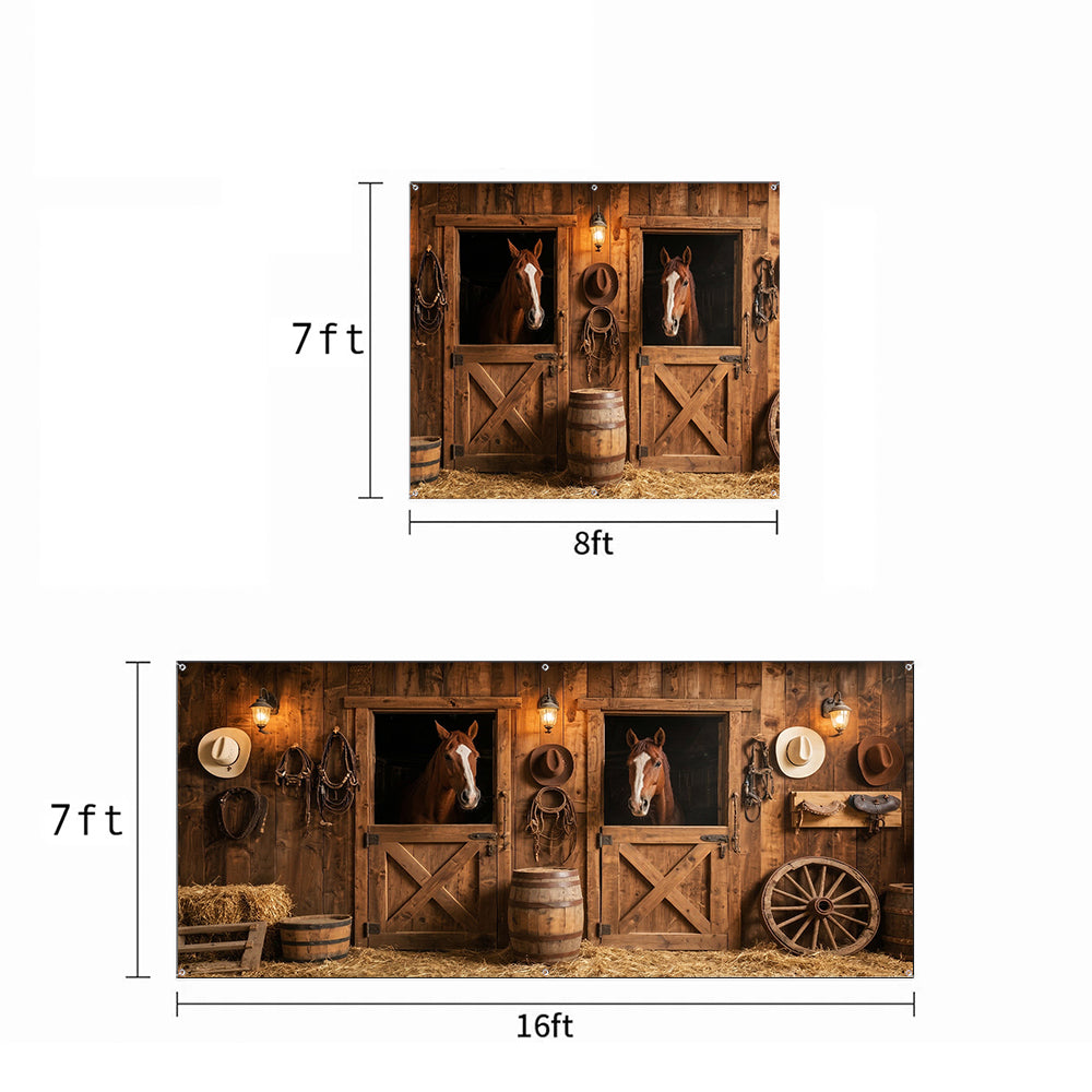 Western Life Garage Door Banner Decoration - Whispers Of The West