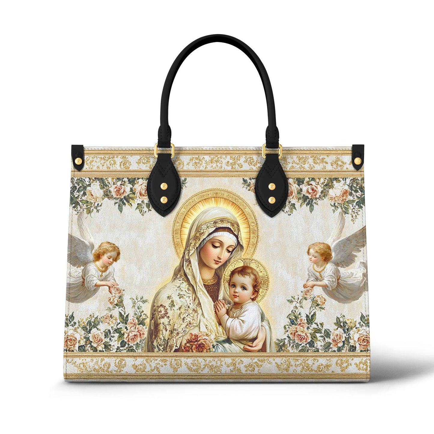 Christian Leather Handbag Heavenly Rose Sanctuary