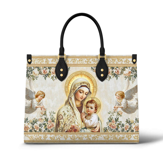 Christian Leather Handbag Heavenly Rose Sanctuary