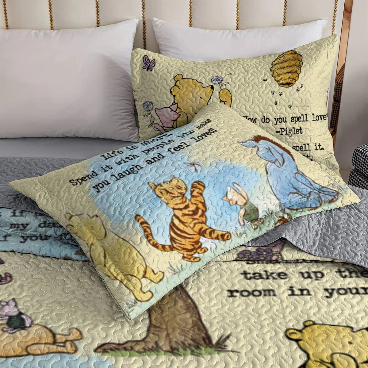 All Season Quilt 3-Piece Set Classic Honey Bear Wisdom