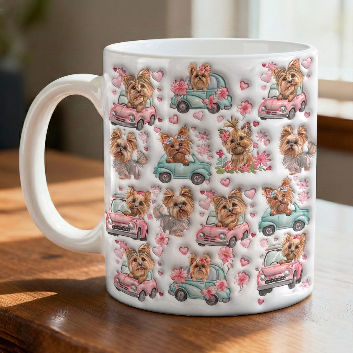 Yorkie Lover 11Oz Mug Playful Sunny Yorkie Joy Parade