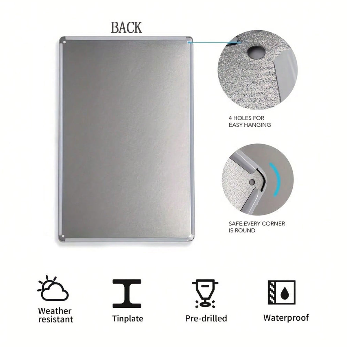 Book Lover 2D Metal Sign Sheltered In Stories