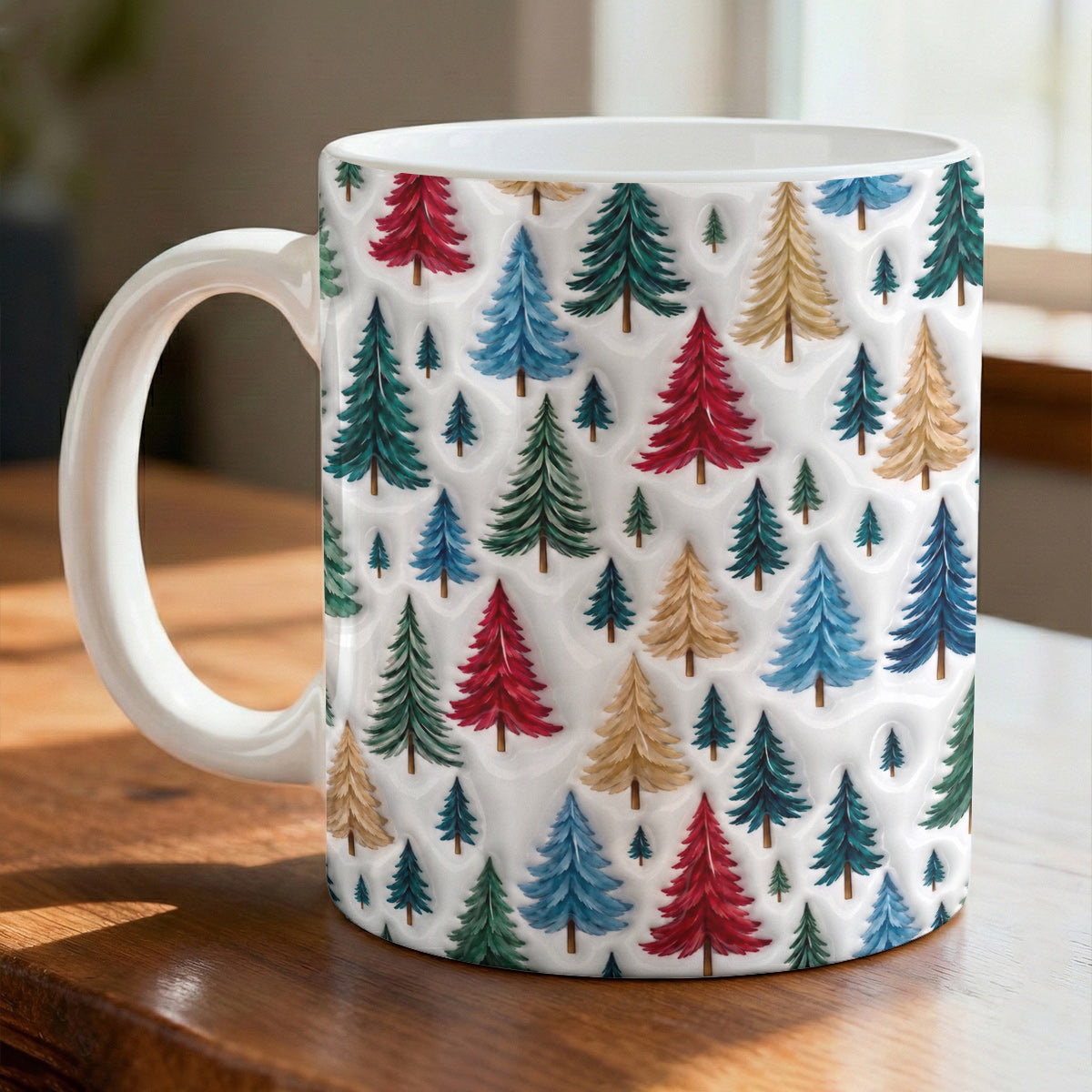 Christmas Ceramic Mug Whispers Of A Christmas Forest