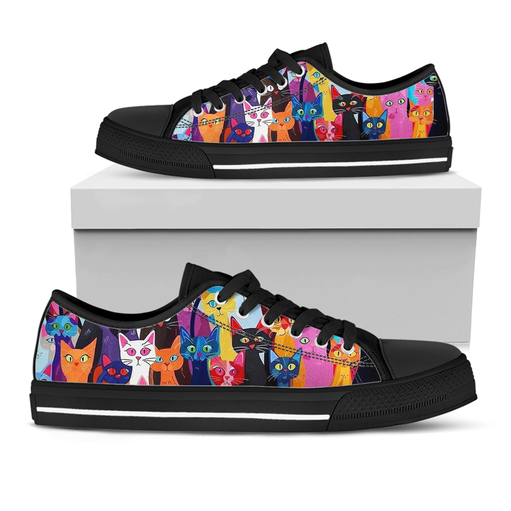 Cat Women's Low Top Shoes Meowtropolis