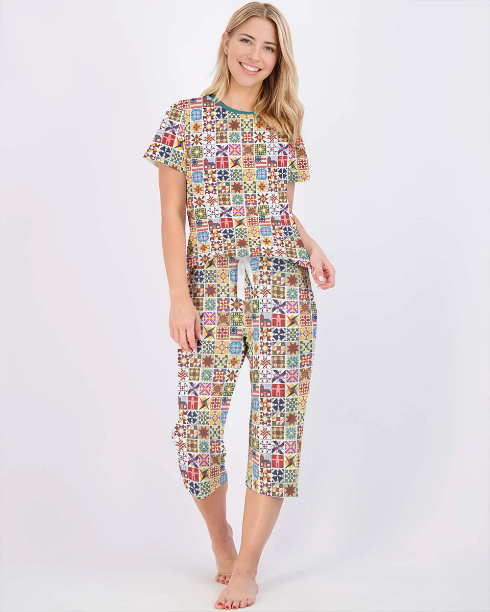Sewing Lover Capri Set Quilt Blocks
