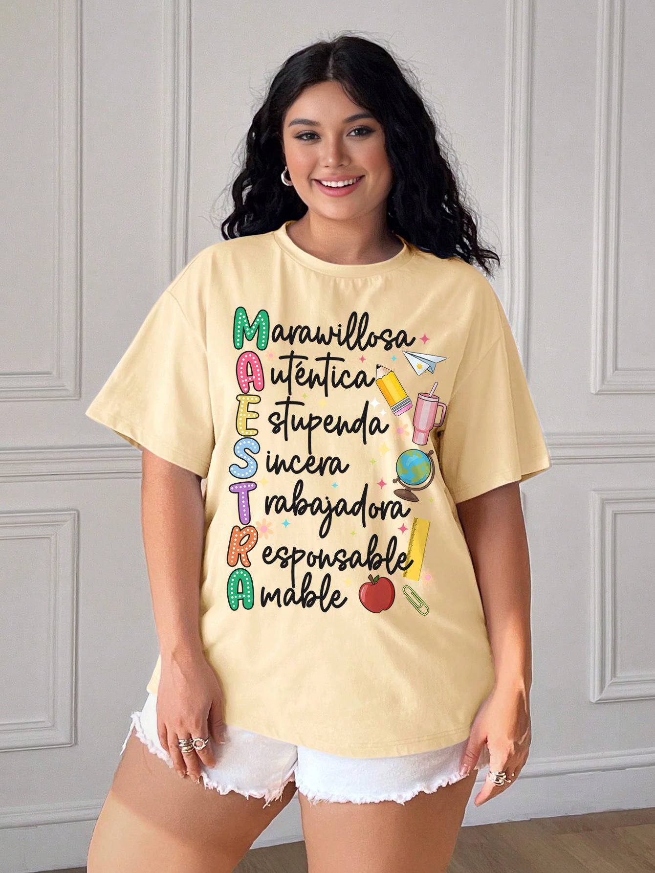 Spanish Teacher Graphic Tee Proud Maestra