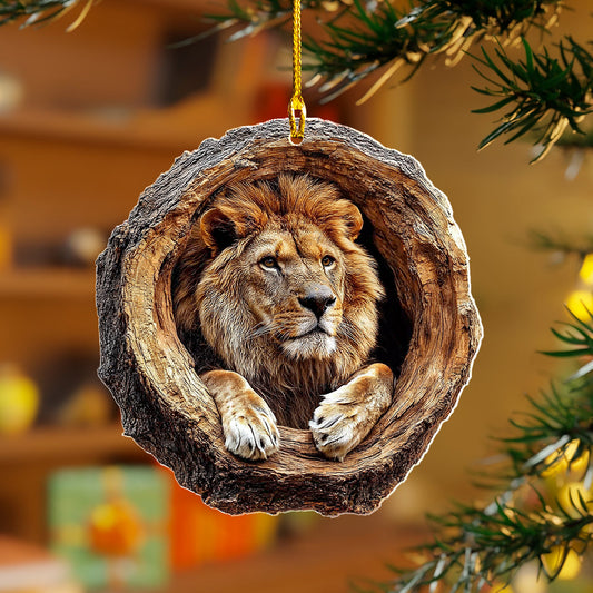 God 2D Acrylic Ornament The Lion Of Judah