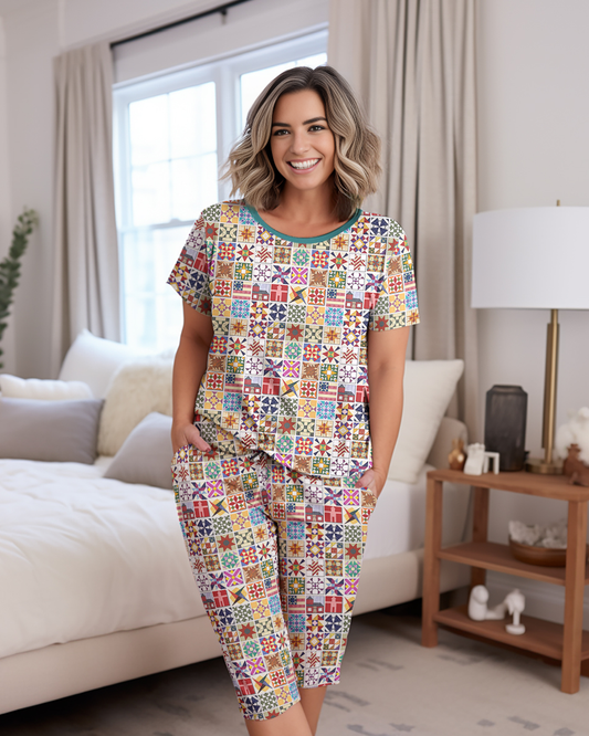 Sewing Lover Capri Set Quilt Blocks