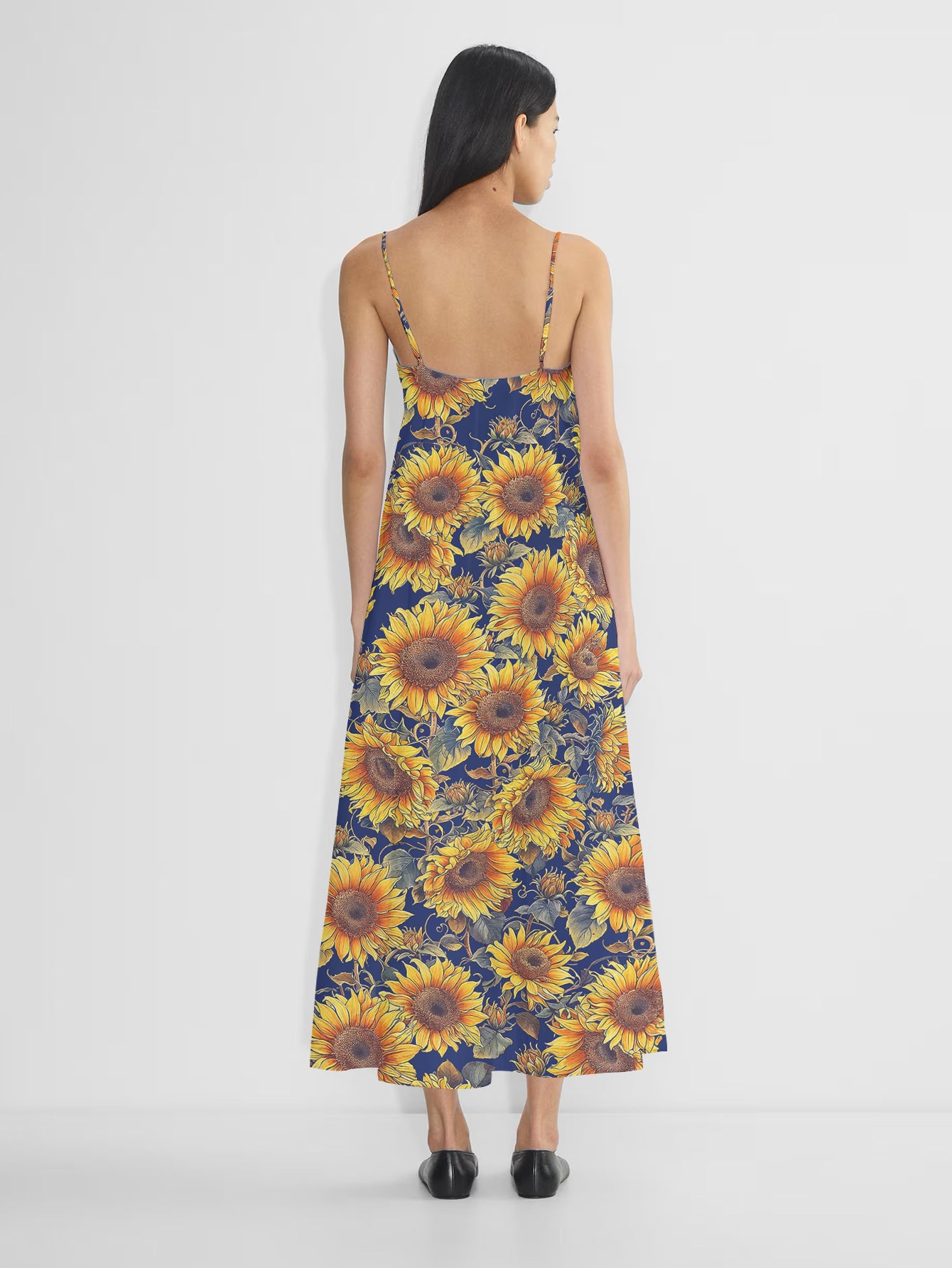 Sunflower Maxi Dress Rustic Bloom