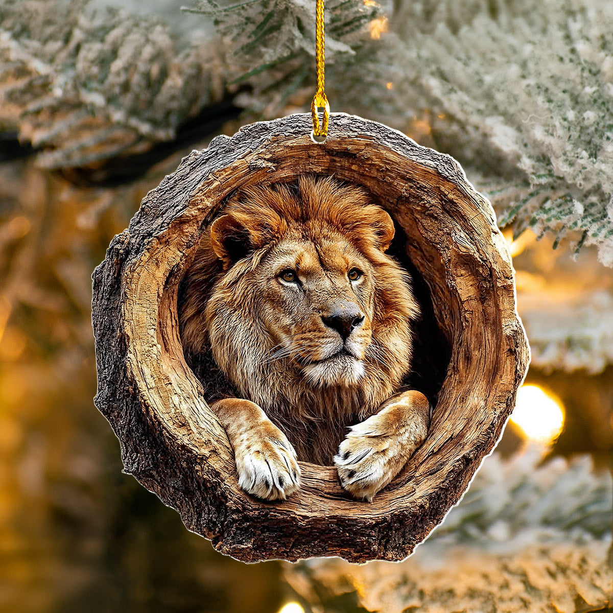 God 2D Acrylic Ornament The Lion Of Judah