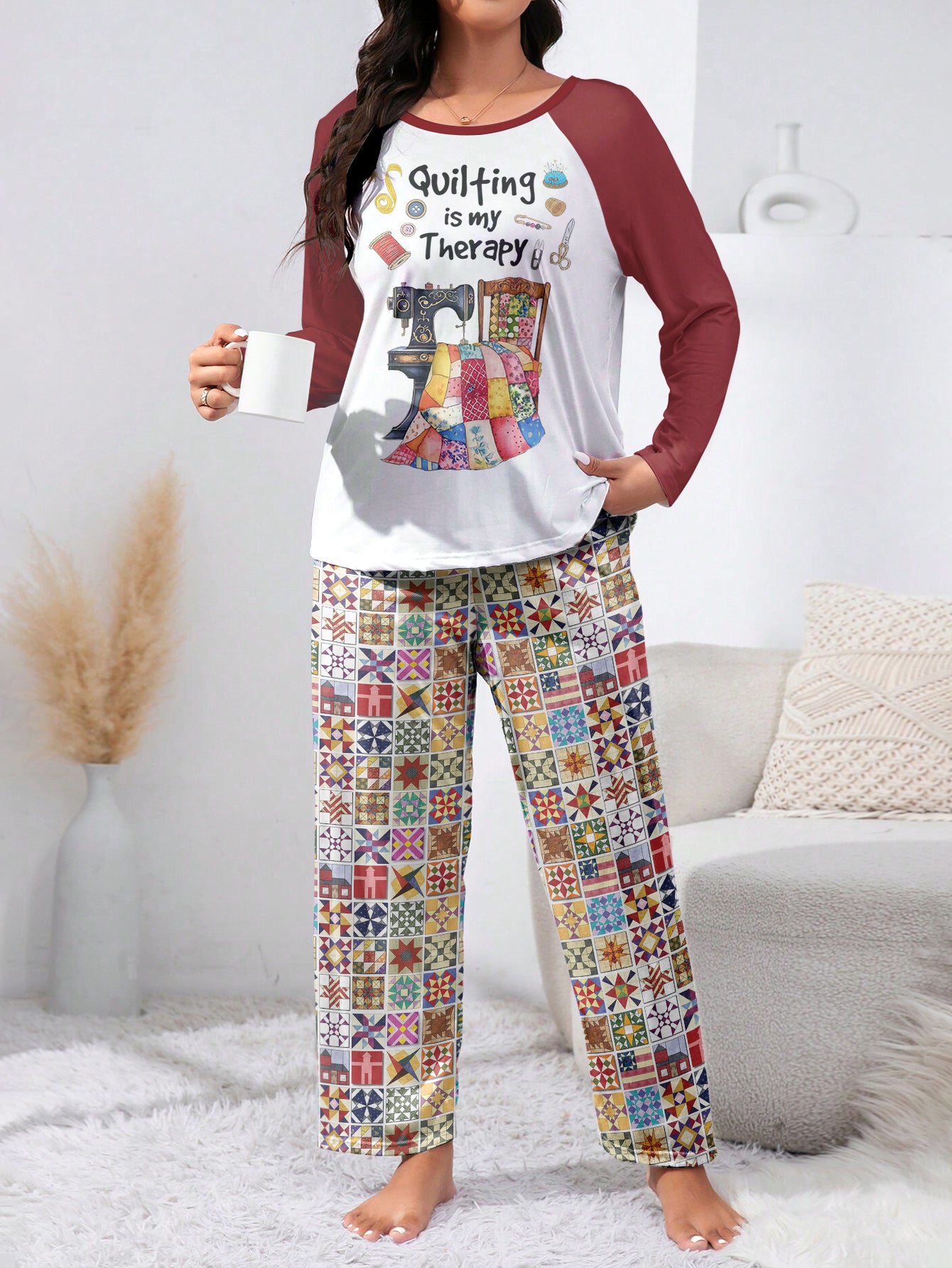 Sewing Lover Lounge Pants Quilt Blocks